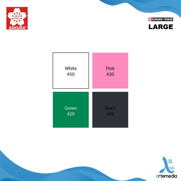 

PASTEL-DRY-OIL- KRAYON SAKURA CRAY-PAS LARGE CRAYON OIL PASTEL SATUAN - GREEN -OIL-DRY-PASTEL.
