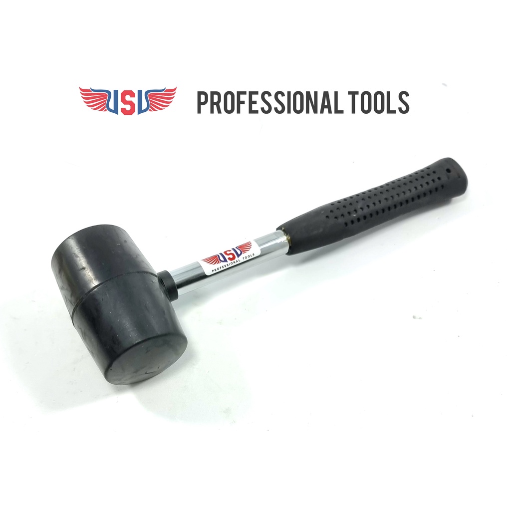 VSV Palu Karet 16oz Gagang besi Palu Keramik Martil karet Rubber Hammer