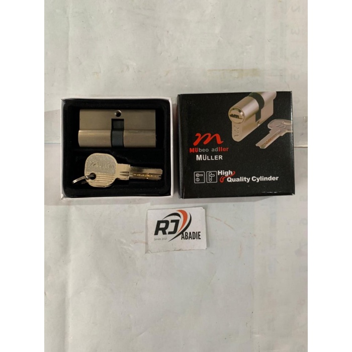 Cylinder Silinder Kunci Komputer Pintu Computerize Key Stainless Kotak Hitam Muller Besar 60mm