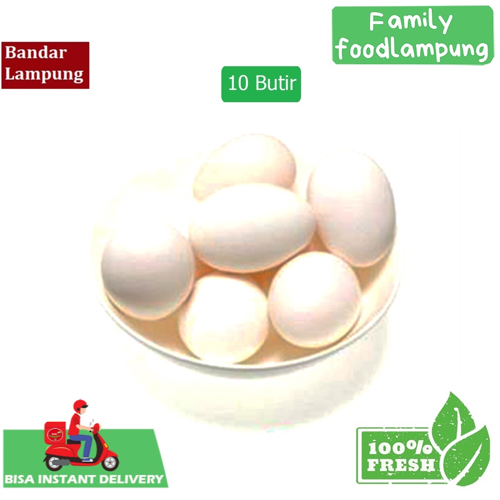 

Telur Telor Ayam Kampung 10 PCS Family Food Lampung