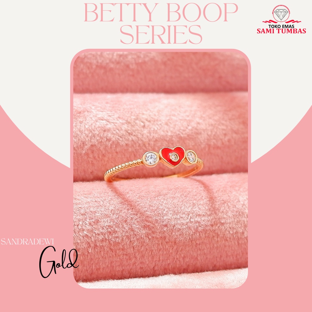 Cincin Emas Betty Boop Vol.2 by Sandra Dewi Gold RI200376