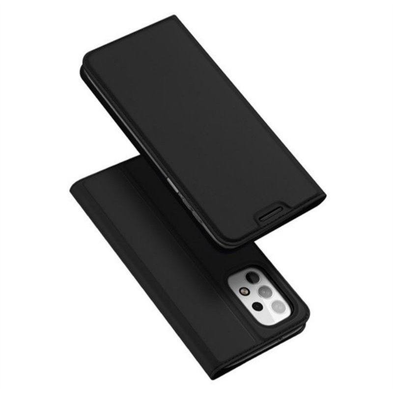 Original Leather Flip Cover Magnetic Samsung Galaxy A23 a 23 Flip Case Dux Ducis Skin Pro Casing Sar