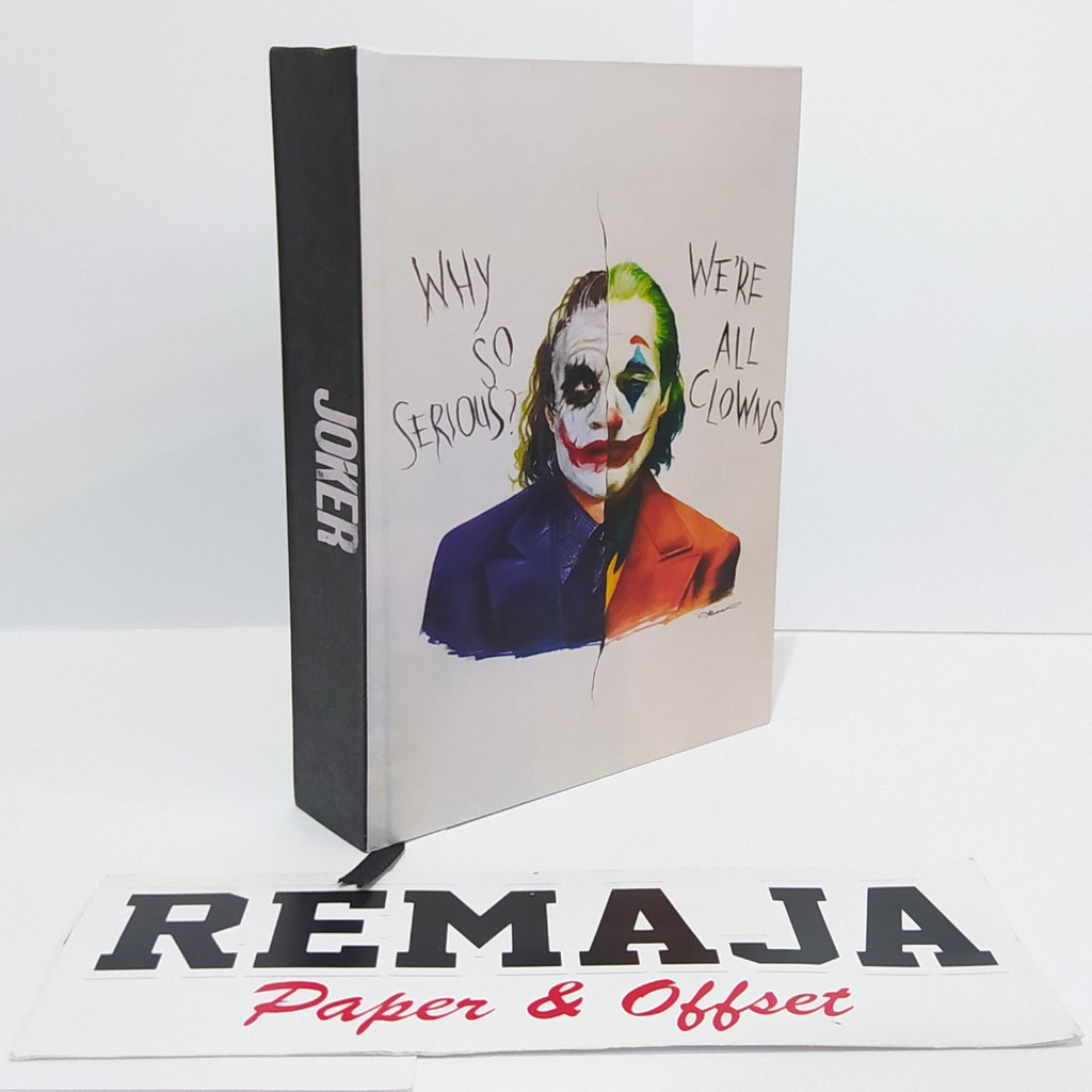 

Pocket book/Notebook Hardcover JOKER A6 & A5 / buku tulis catatan notes