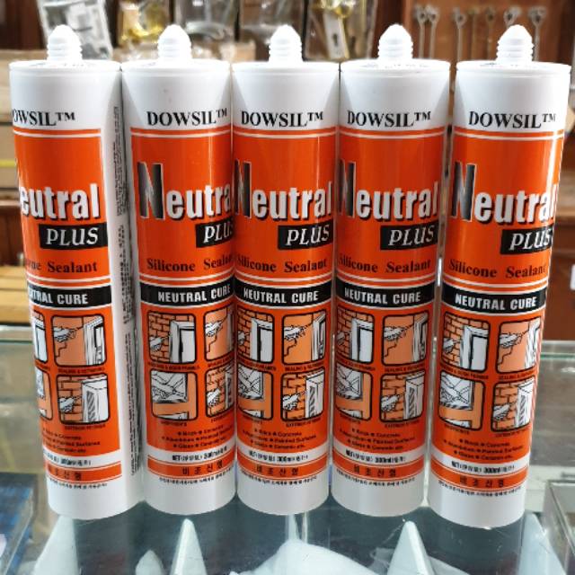 

Lem Silikon Kaca Netral Plus Merk Dowsil 300 ml