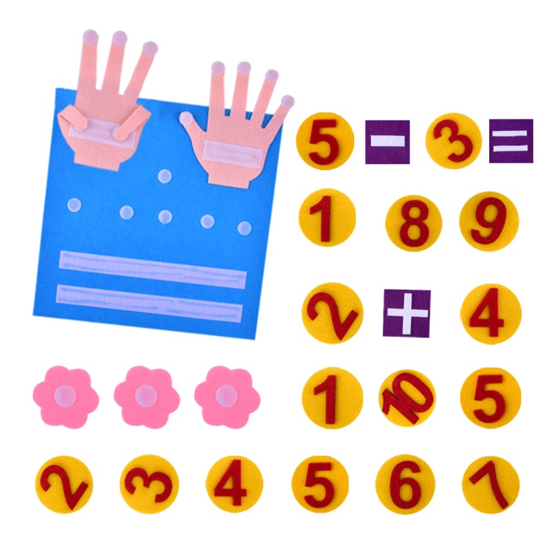 Mary Children Number Counting Math Skill Training Mainan Edukasi Portable