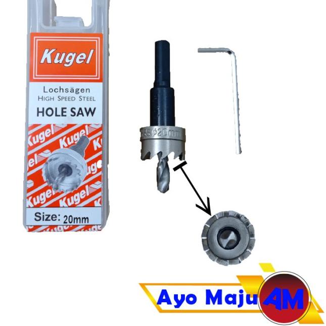 ❇ Hole Saw Besi 20mm / HoleSaw Besi 20mm / Mata Bor Besi 20mm KUGEL ♬