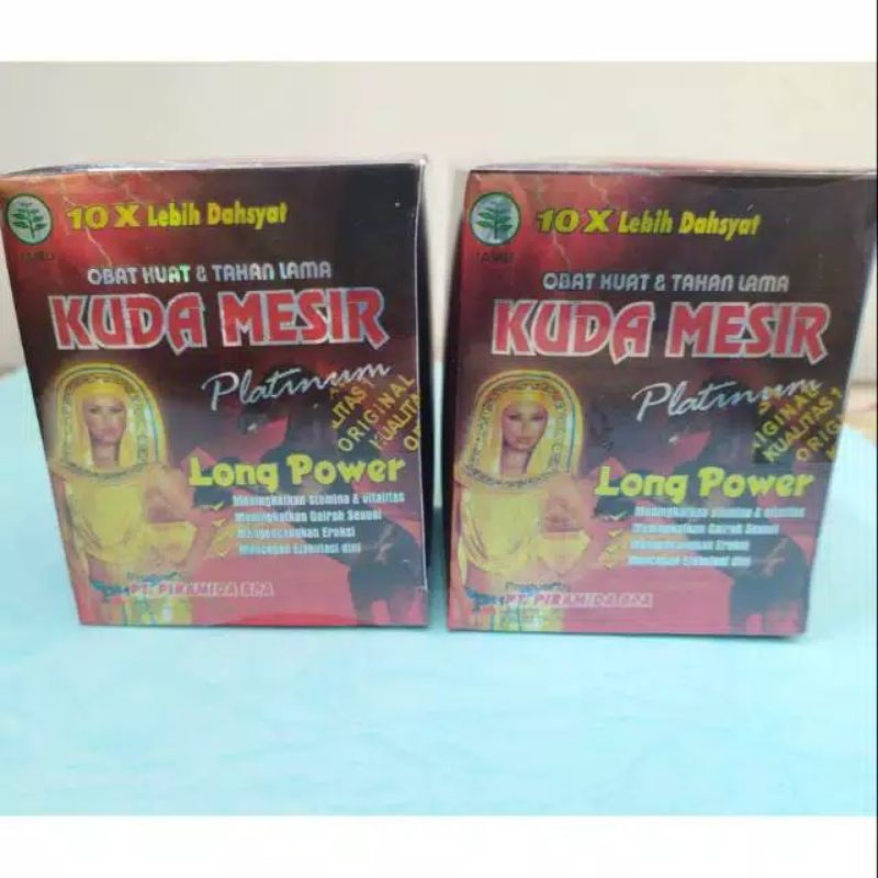 1 BOX KAPSUL KUDA MESIR LONG POWER PLATINUM ASLI 20 CAPSUL original