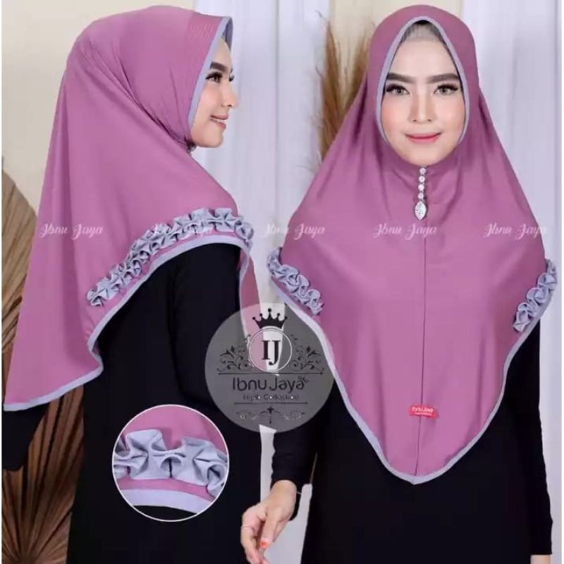 JILBAB INSTAN TANIA REMPEL SAMPING / JILBAB DEWASA / HIJAB