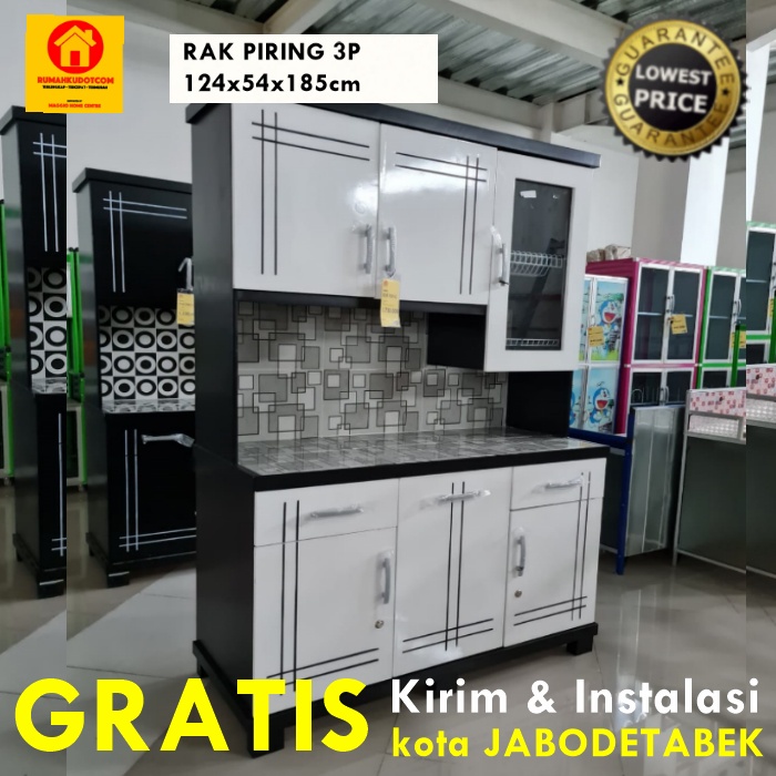 Jual Rak Piring Kayu Tatakan Keramik Rak Dapur Lemari Piring Kayu Rak Piring Pintu