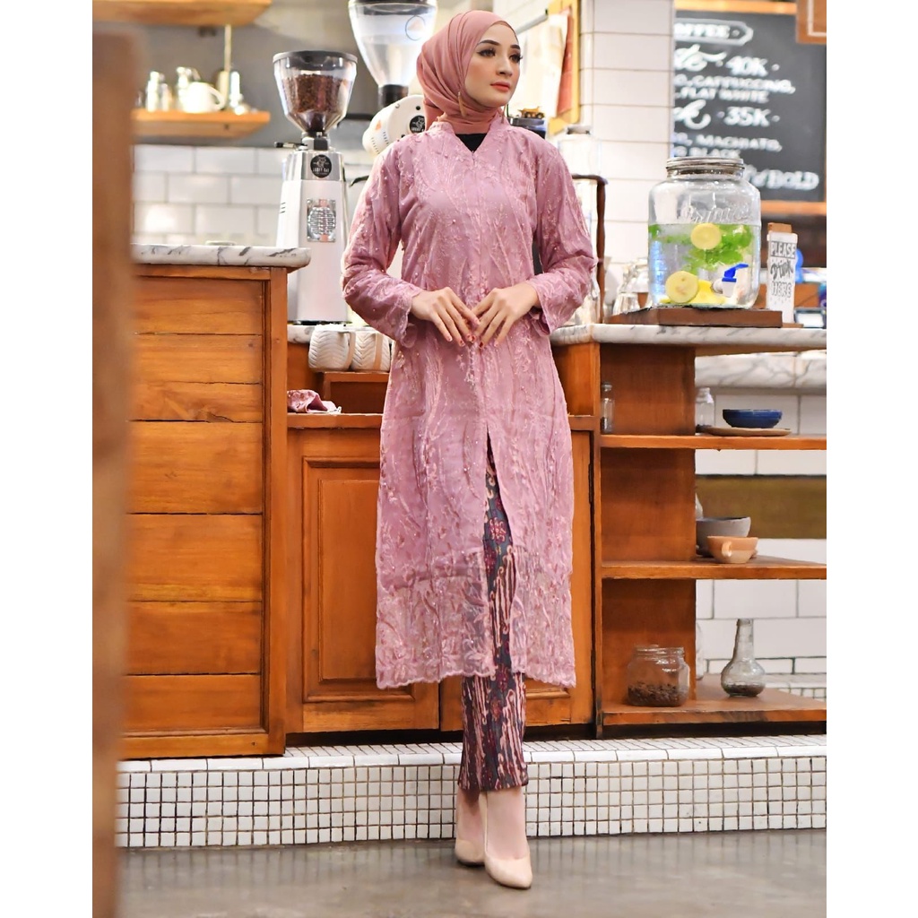 Permata Olshop / Kebaya Tunik Busui Ai Nasyef / Kebaya Pesta Kondangan / Kebaya Wisuda