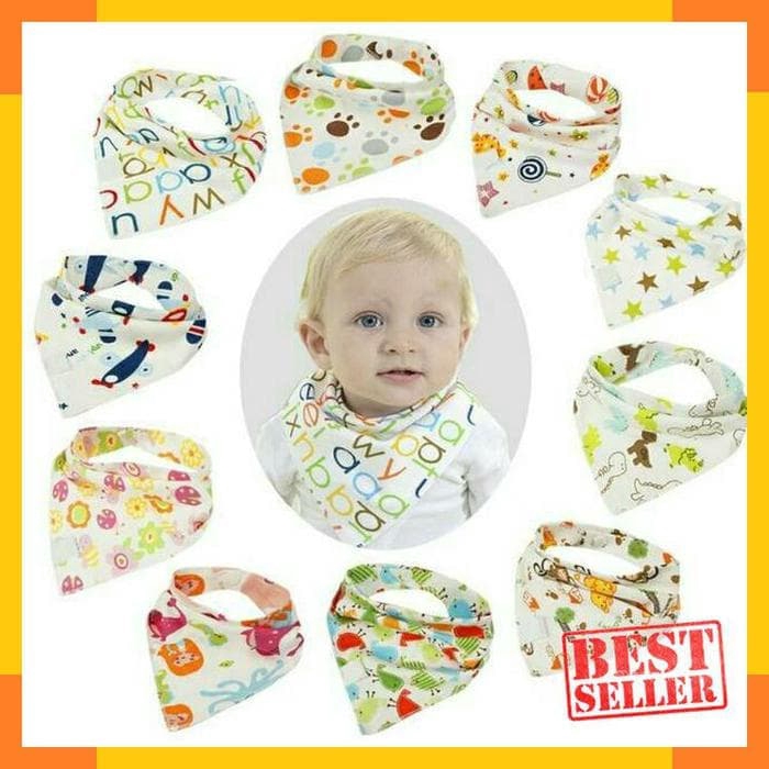 Celemek Makan Bayi Baby Slabber Bib