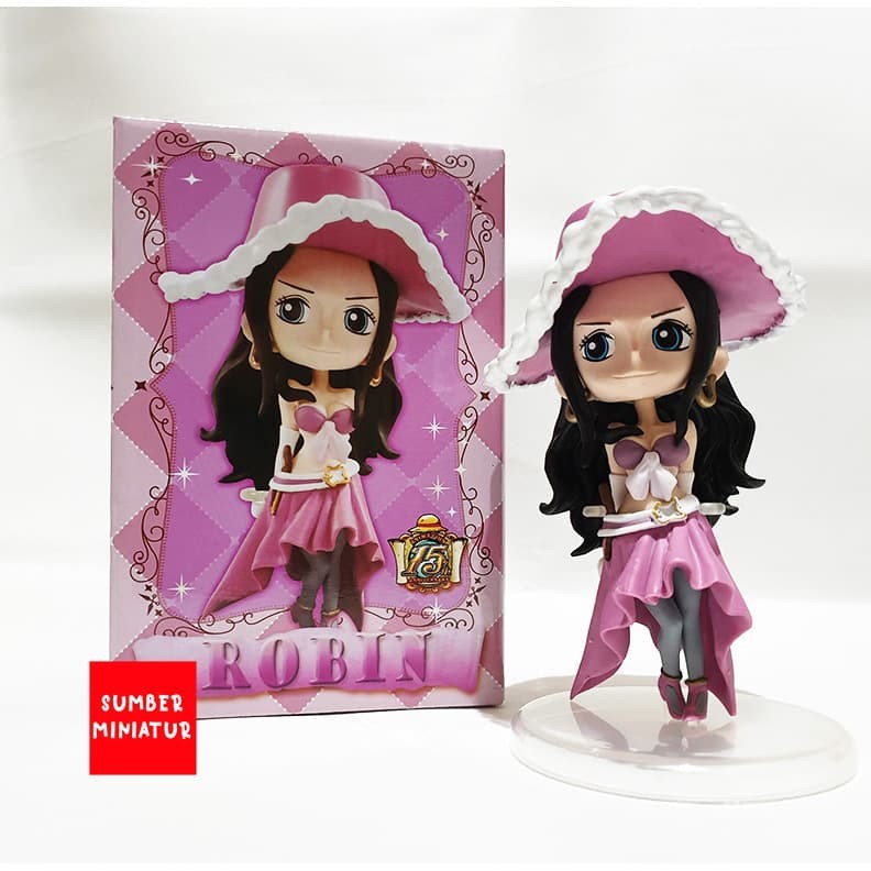 Pajangan Hiasan Kue Static Figure One Piece Nico Robin Miniatur