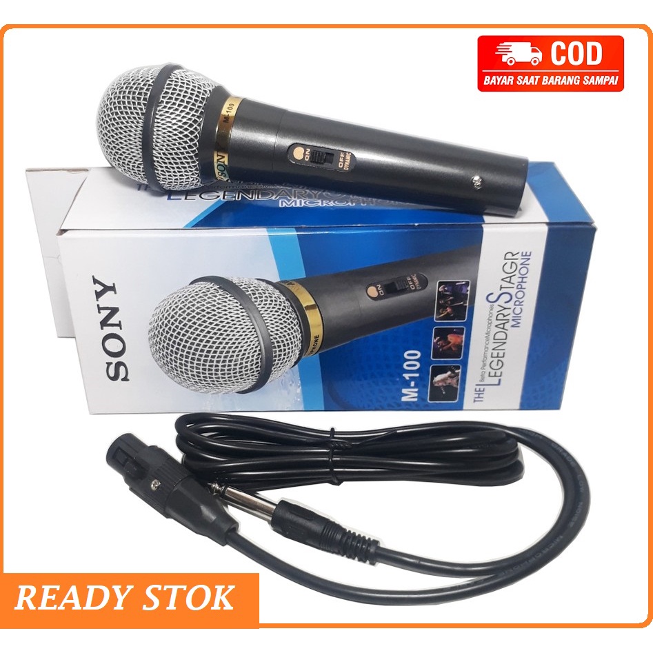 Microphone SONY SN-100 Microphone Kabel Murah Berkualitas Microphone Kabel Profesional