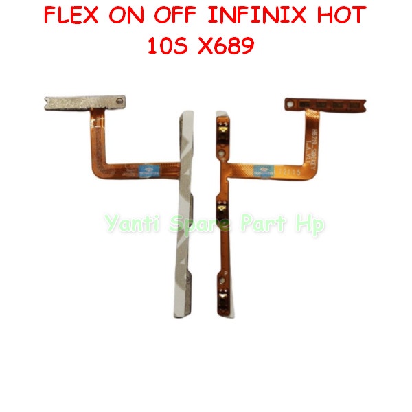 Flexible On Off Infinix Hot 10S X689 Original New