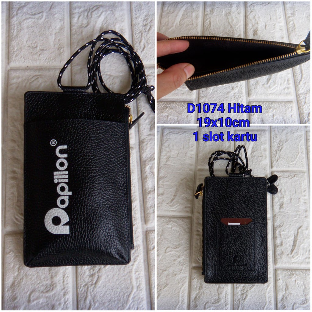 Dompet HP Handphone Papillon Original D1074 Hitam