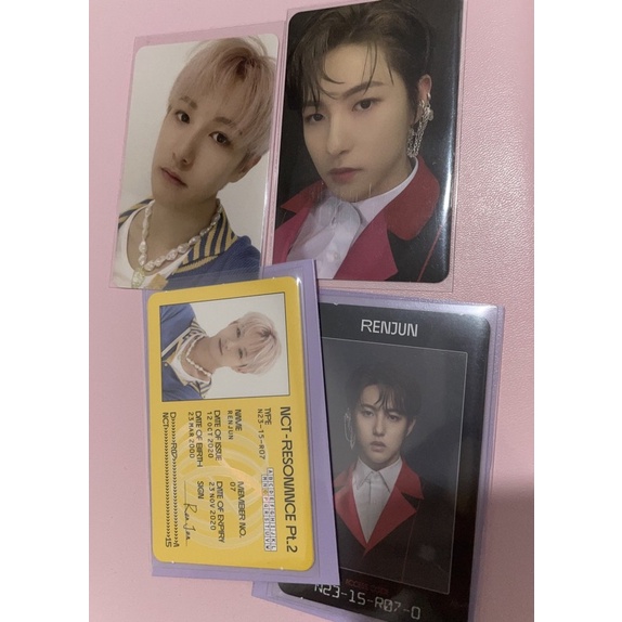 pc renjun resonance depart arrival id card