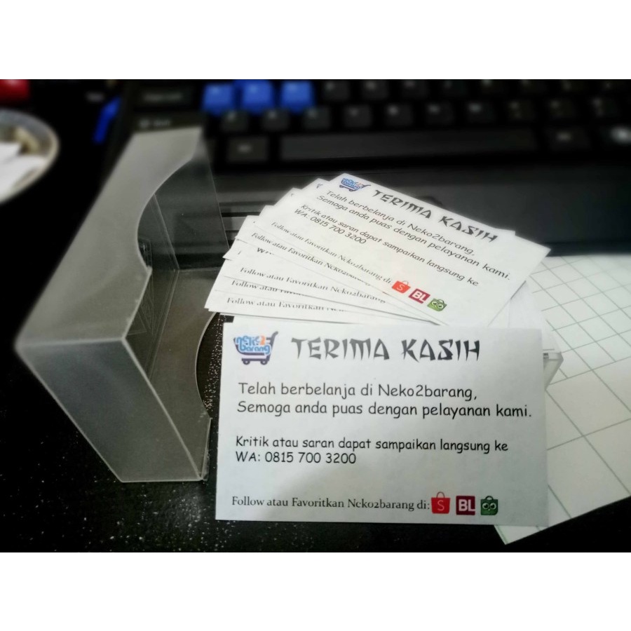 

Print Cetak Kartu Nama + Box Bahan AP260 1 Muka Custom