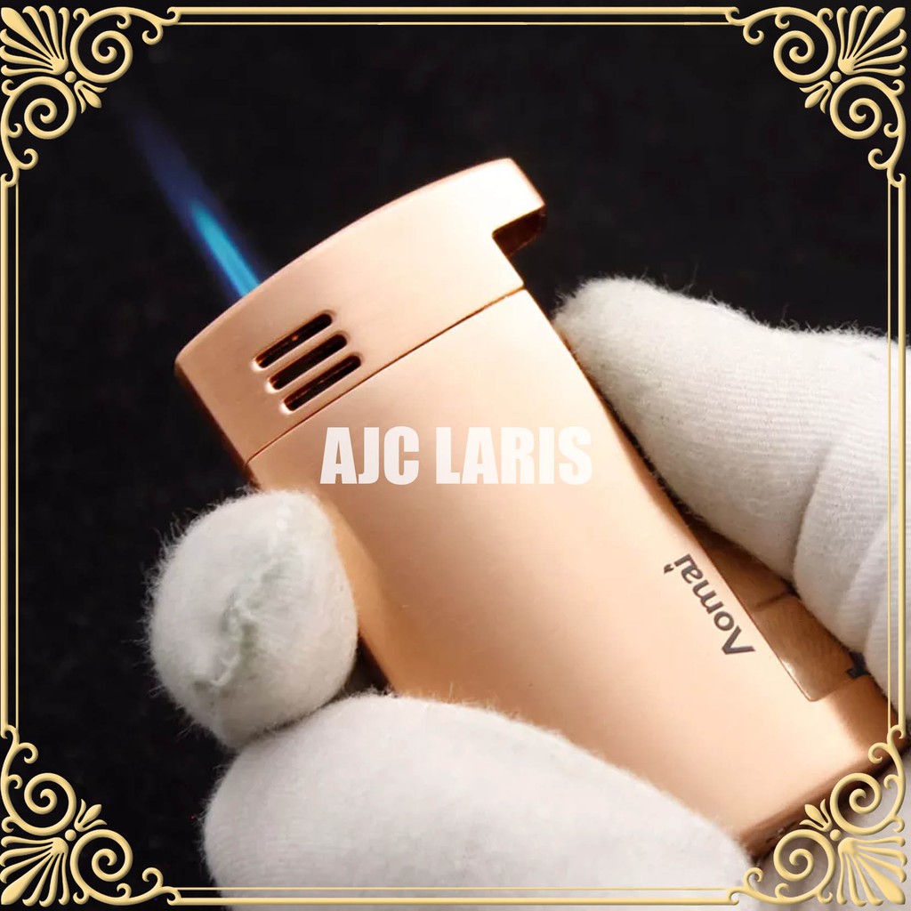 MANCIS KOREK API GAS BARA AOMAI TORCH LIGHTER GOLD