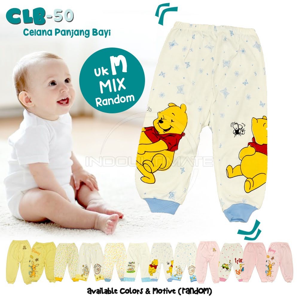 1 Pcs Celana  Panjang  Bayi  Kaki  Buka Celana  Popok Bayi  Laki 