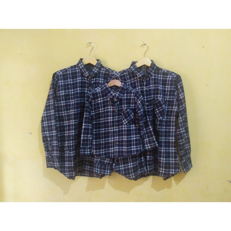 BIGSIZE Premium MOTIF BARU Flanel couple family