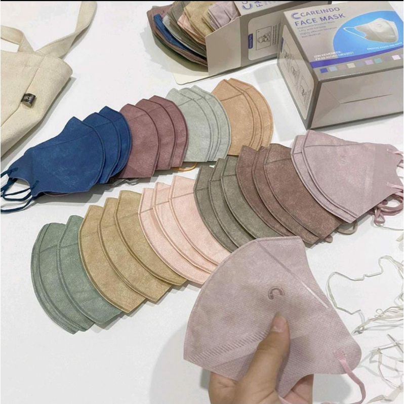 Masker Duckbill Warna Careindo Garis Duckbill korea