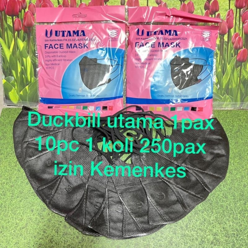 DUCKBILL HIJAB UTAMA ISI 10pcs