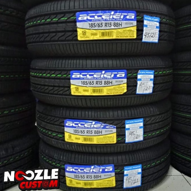 Ban ACCELERA ECO PLUSH 185 65 R15 Tubeless Ban Velg Ring 14 Standar Mobil avanza Xenia Livina Ignis 