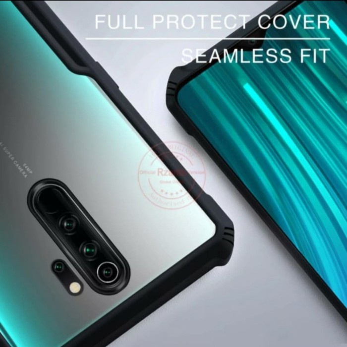 S/P- CASING CASE XIAOMI REDMI NOTE 8 PRO SHOCKPROOF ARMOR TRANCASE SPARENT PREMIUM CASE SP