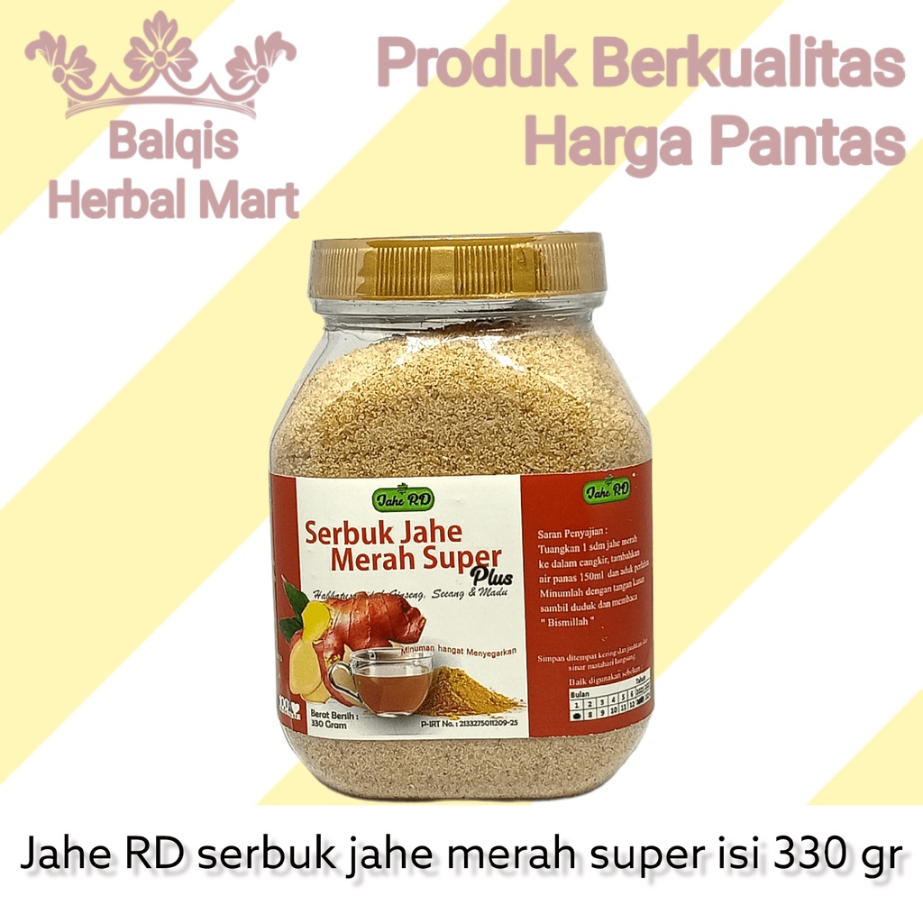 

(100% ASLI) Serbuk Jahe Merah Super Plus 330 Gram 330gr 330g Minuman Instan