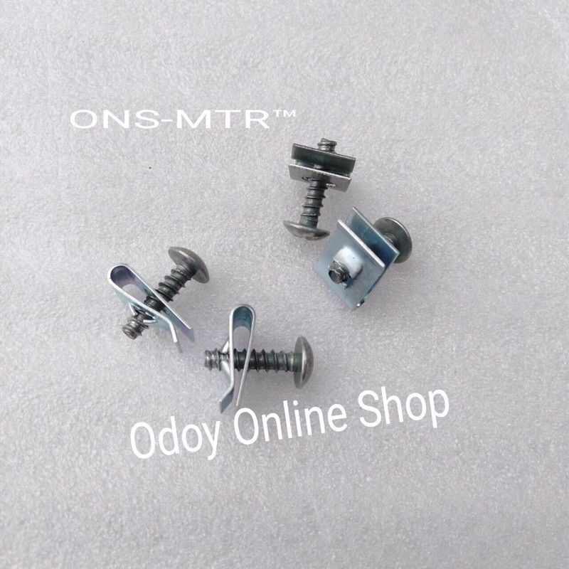 Baut baud ulir kasar dan clip Honda baut cover dek body kasar body halus Honda vario beat