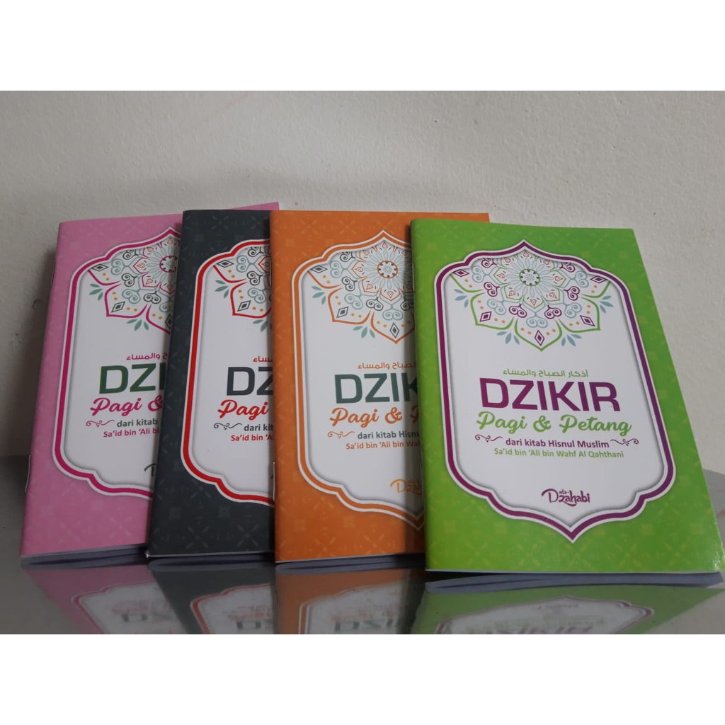 Buku Saku Dzikir Pagi Petang Adz Dzahabi Dzikir Pagi Petang Hisnul Muslim Shopee Indonesia