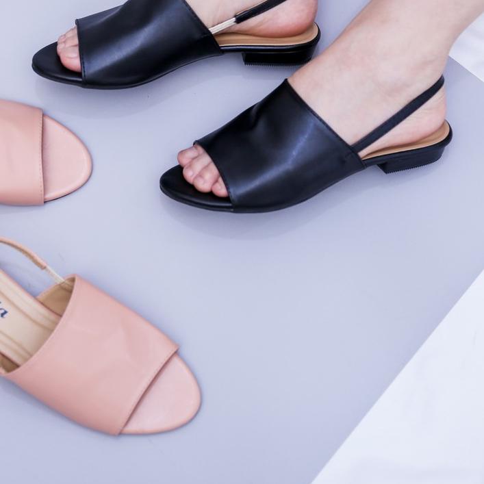 ➥ Pluvia MANDY Sandal Flat Wanita ❃