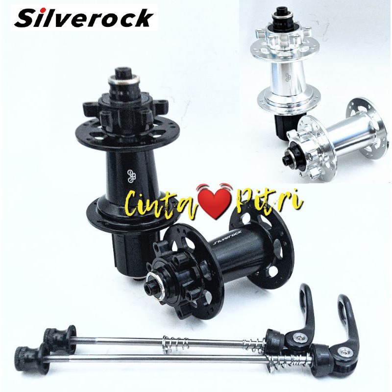 HUB FREEHUB SILVEROCK ORIGINAL DISCBRAKE JANGKRIK FOR RIMS WHEELSET SEPEDA LIPAT MINIVELO MTB