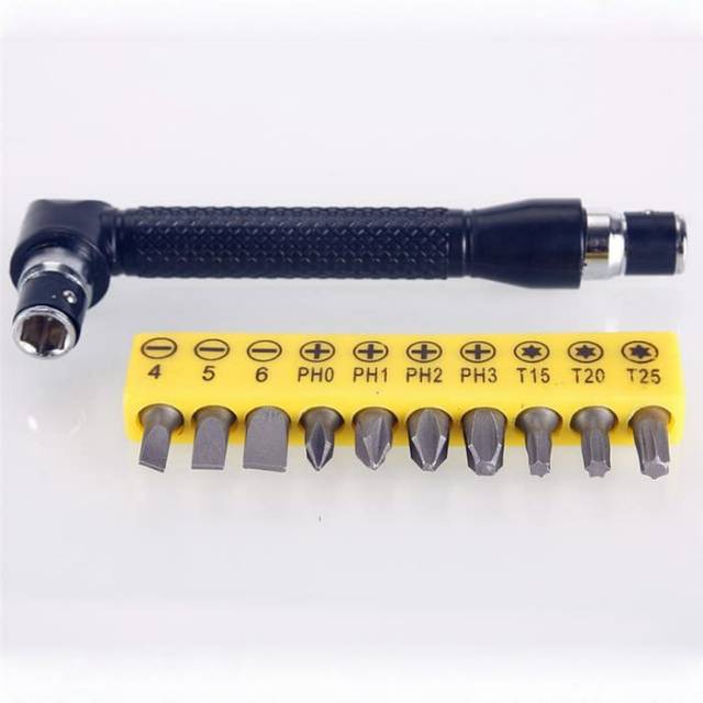 Gagang Kunci L Hex 1/4 Inch Obeng Plus Minus Torx Kembang Min Bintang