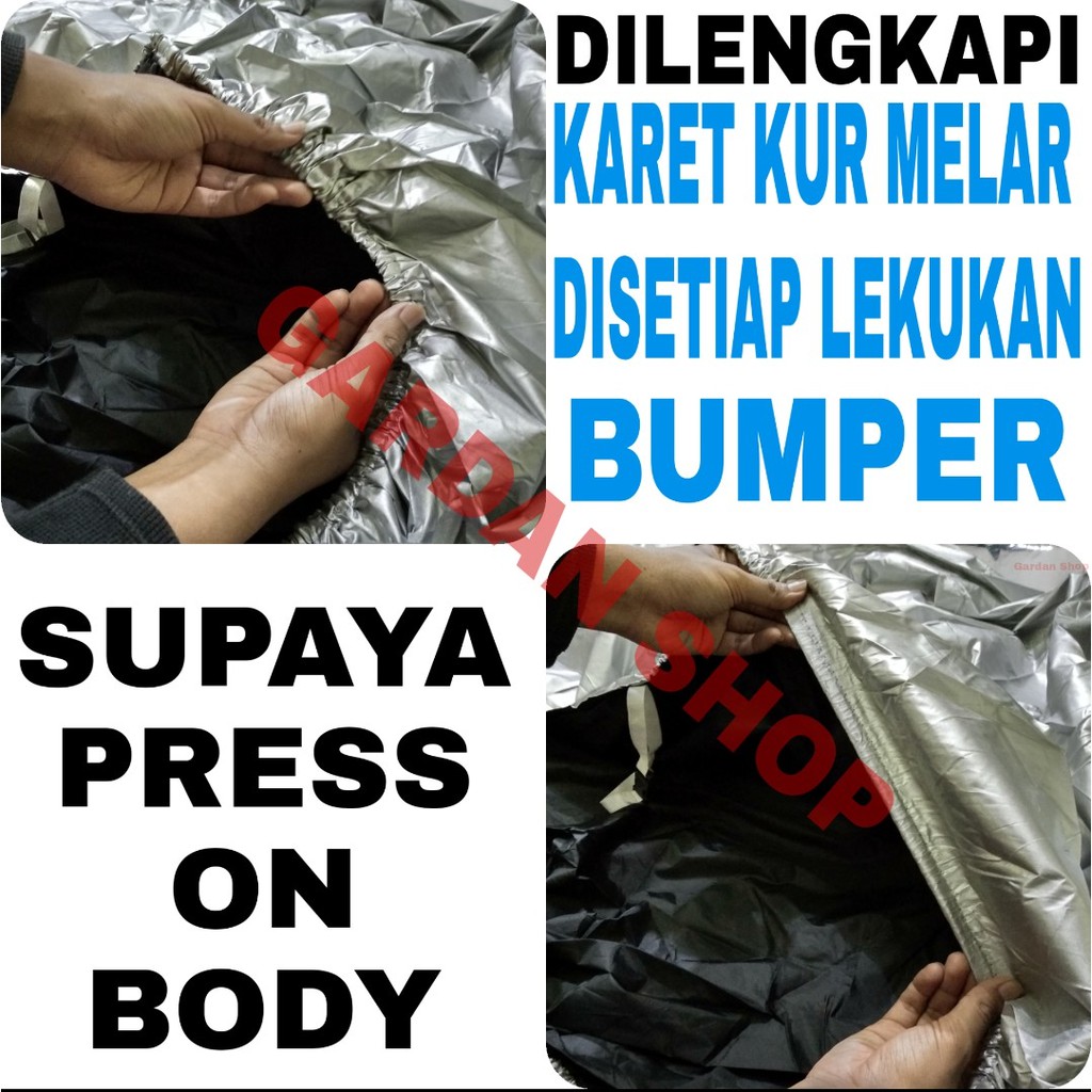 Body Cover ALL NEW BALENO Hatchback Sarung Mobil Baleno HB Ada Pengait Ke Velg