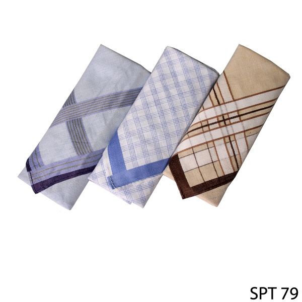 Sapu Tangan 3Pcs Katun Multi Color – SPT 79