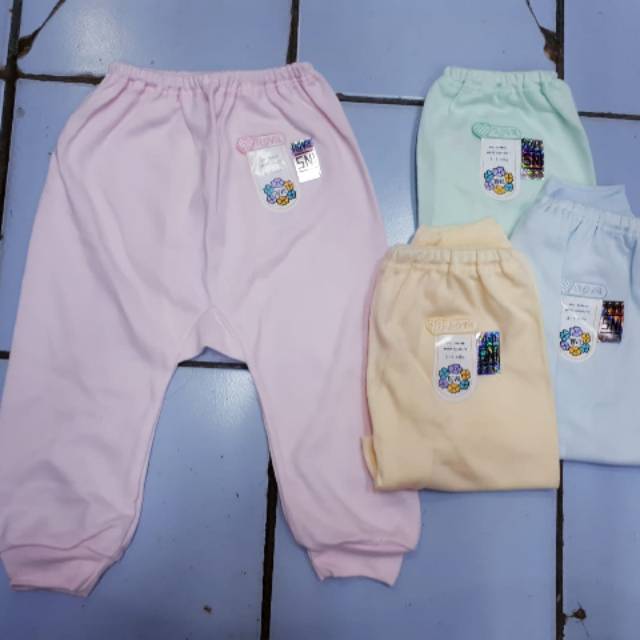 Celana panjang nova baby 0-3   3-6 warna