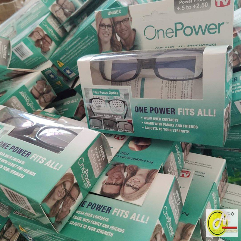 Kacamata Baca Autofocus ONE POWER Kemasan Dus