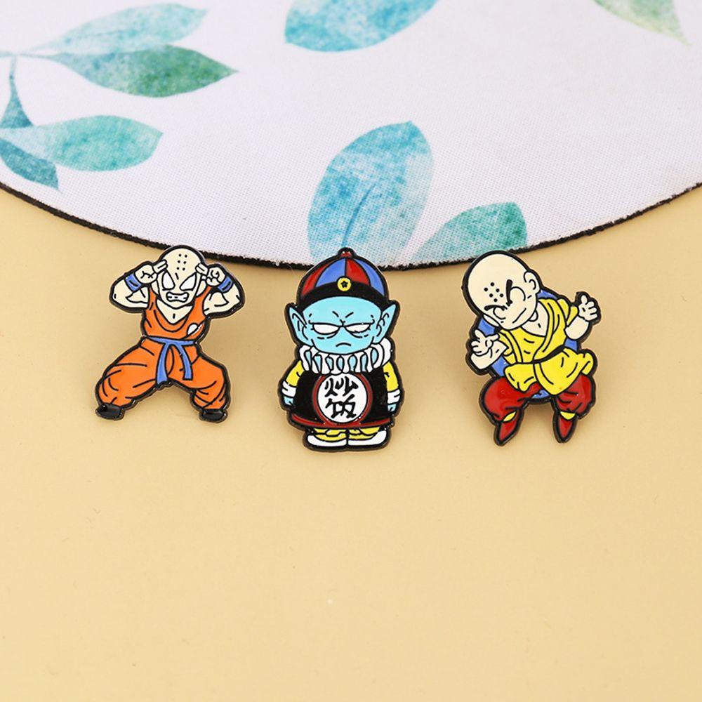 [Elegan] Dragon Ball Lapel Pin Ransel Hadiah Jaket Pin Pramuka Legion Dekorasi Lencana Lencana Pin Anime Badge