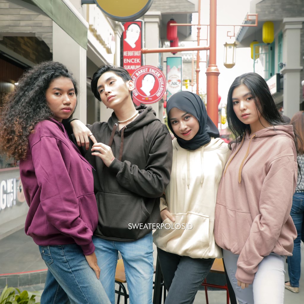 SWEATERPOLOSID  Hoodie Jumper Size M - XXL ( Pria & Wanita )-7