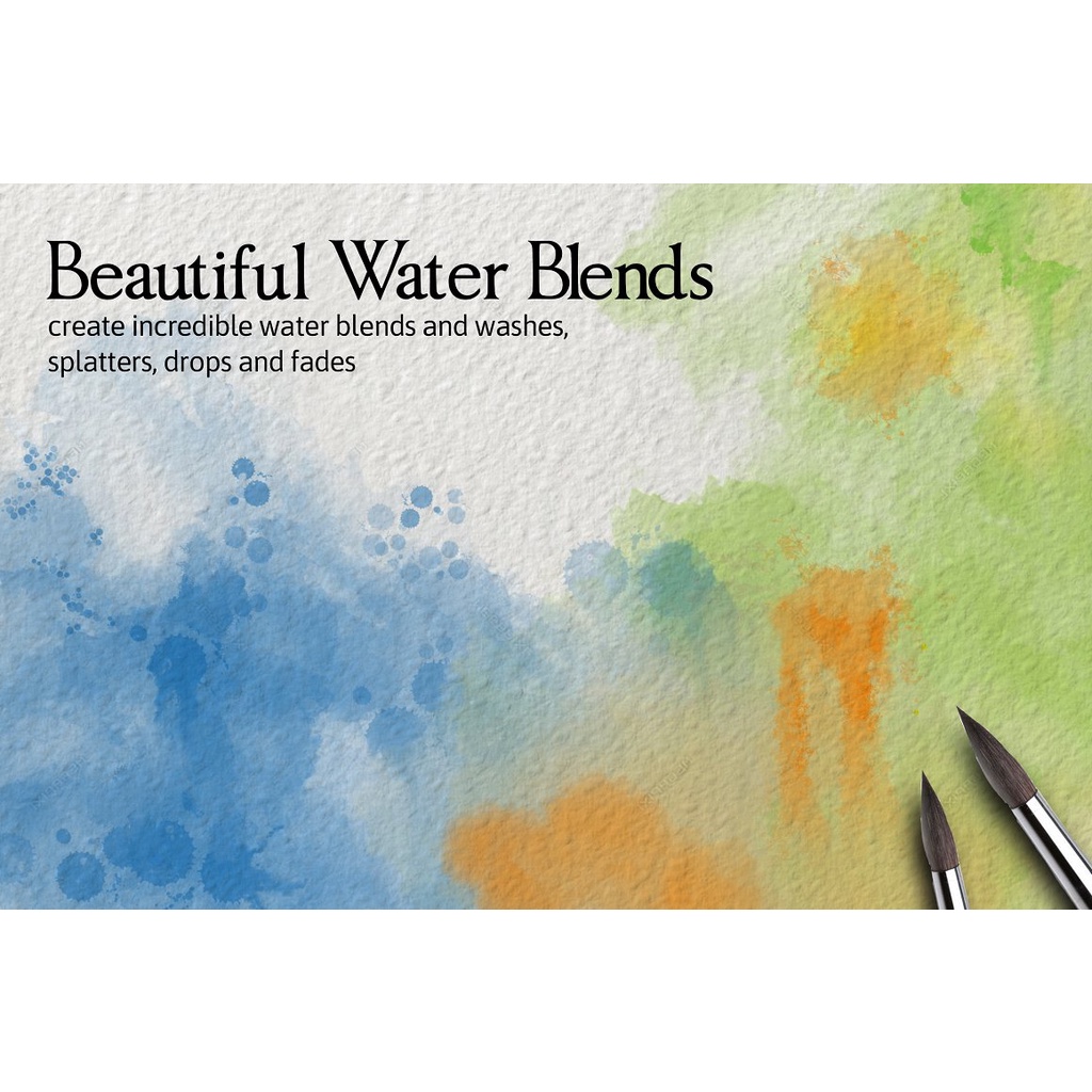 Procreate Brush - 42 Paint &amp; Watercolor Brushes