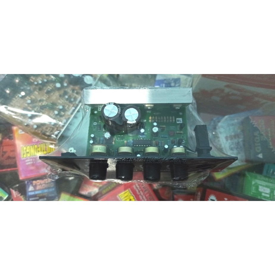 POWER KIT Amplifier MESIN SPEAKER AKTIF KARAOKE CLARITY 100W