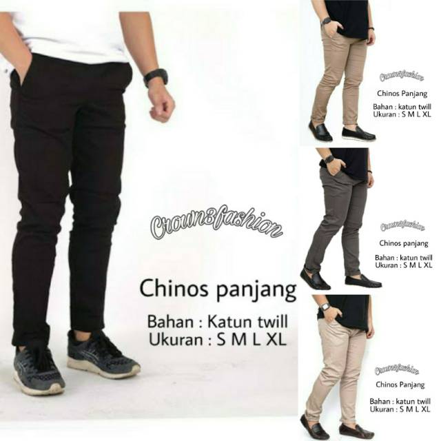 ⭐CELANA CHINO PANJANG &amp; PENDEK  KATUN TWILL TERBARU ✅ COD