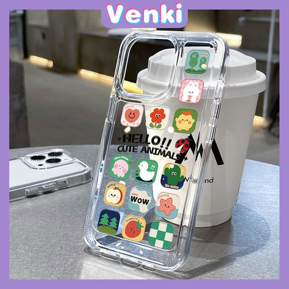 iPhone Case HD Acrylic Hard Case High Clear Metal Button Protection Camera Shockproof Cartoon Cute Compatible with iPhone 14 Pro Max 14 Plus 13 Pro Max 12 Pro Max 11 XR 7Plus