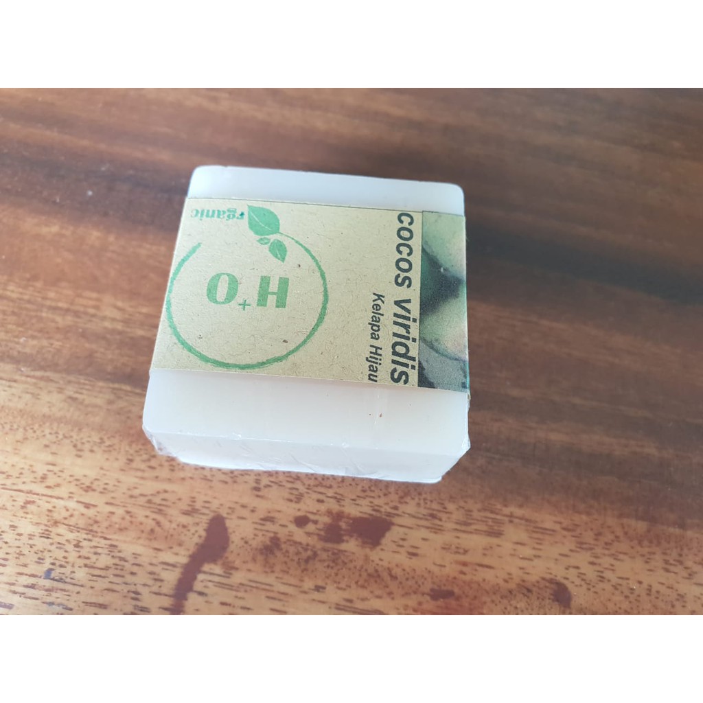 sabun kelapa hijau organik