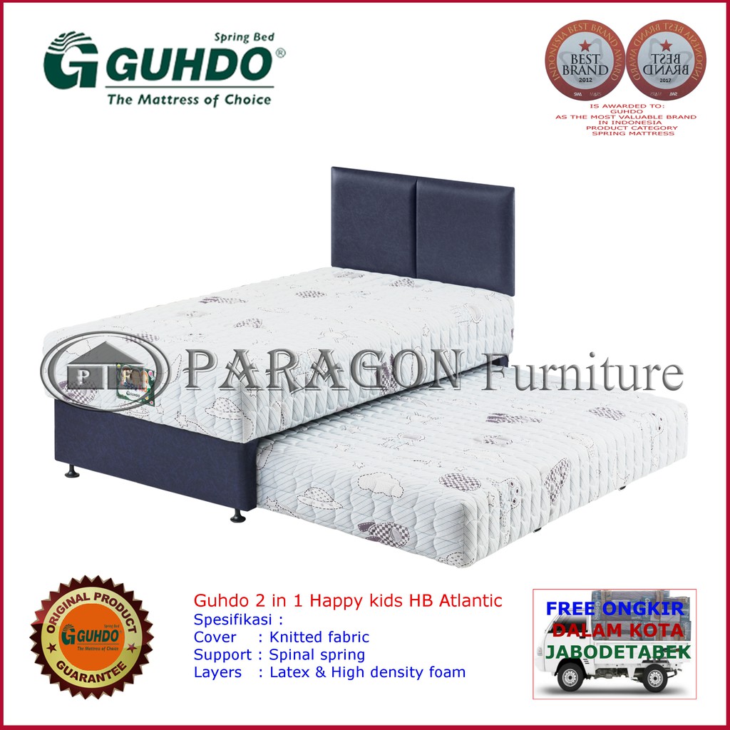 Guhdo Spring bed 2in1 Happy kids latex spring HB Atlantic - Full set