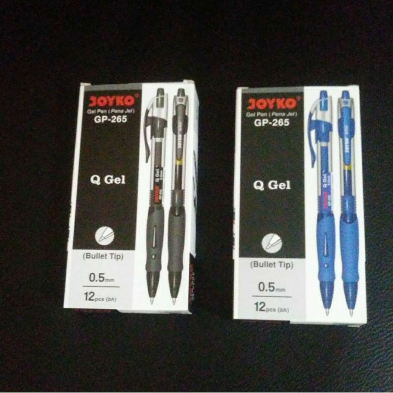 

Pena Pulpen Gel Joyko GP-265 Tinta Biru dan Hitam ( 1 lusin )