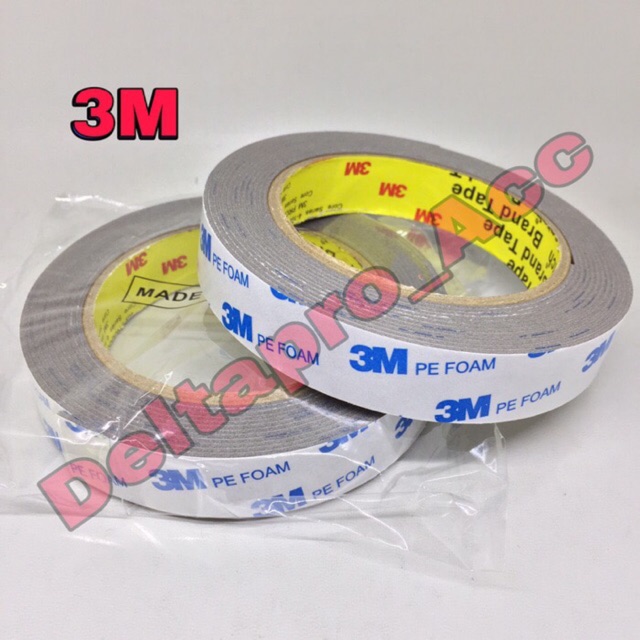 Grosir Murah Double Tape Foam 3M Putih Premium DoubleTape 3M Dobeltip 3M Lem Bolak Balik 3M Foam