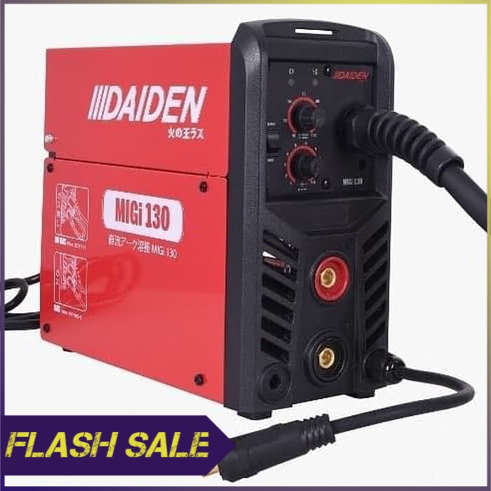 Mesin Las Co 2   MIG MAG 130 Ampere Gasless DAIDEN MIGi130 MIGi 130