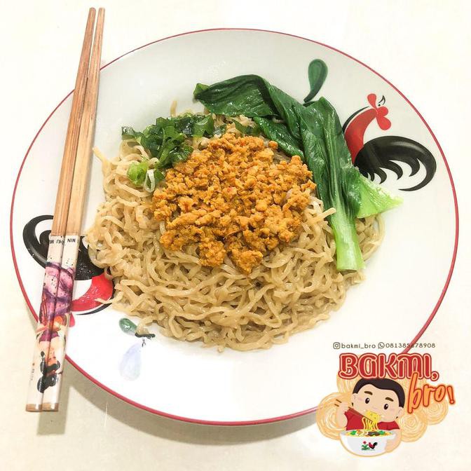 

Terlaris# (Bro Kitchen) Bakmi Bro, Mie Kecil Rica Frozen Noodle Homemade (Babi)